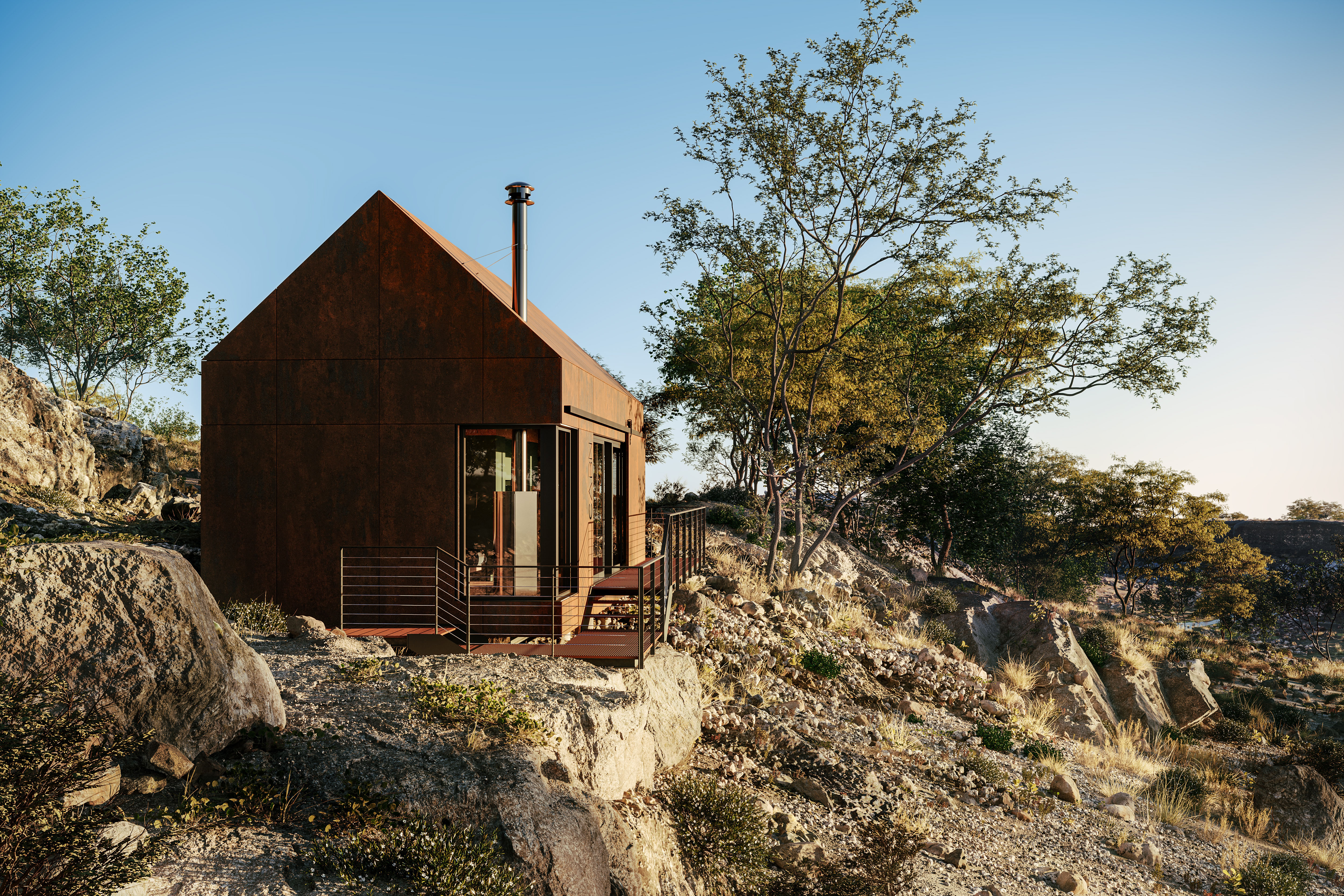 CABN No. 01 — Desert View, exterior